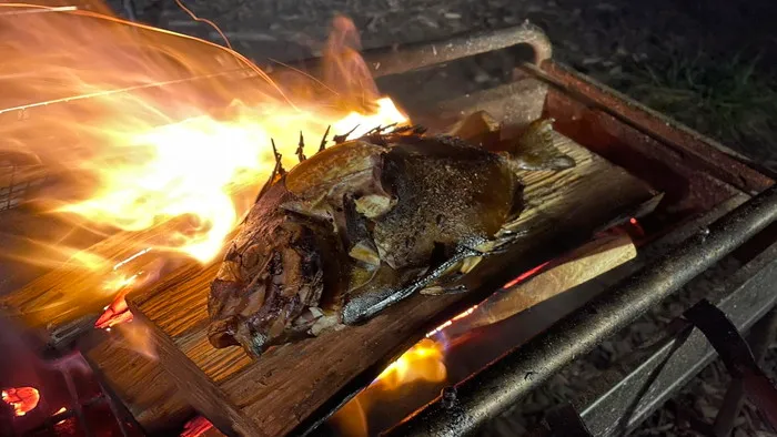 アイゴも美味しく焼きあがりました